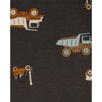 CARTER'S Body dlhý rukáv Green Stripe Airplane chlapec 4ks 3m/ veľ. 62