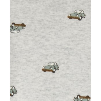 CARTER'S Body dlhý rukáv Green Stripe Airplane chlapec 4ks 3m/ veľ. 62