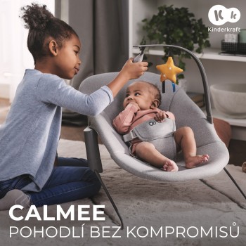 KINDERKRAFT Hojdacie lehátko Calmee Happy Shapes 0m+, do 9kg