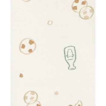 CARTER'S Body dlhý rukáv Milk&Cookies neutrál 4ks 6m/ veľ. 68