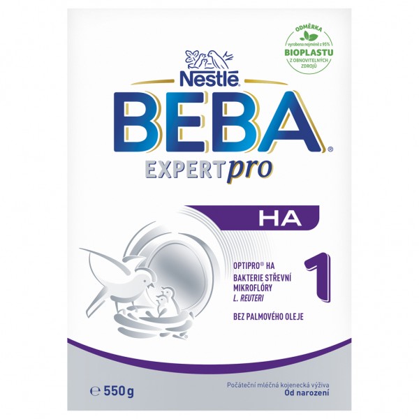 BEBA EXPERTpro HA 1 Výživa dojčenská mliečna, od narodenia, 550 g