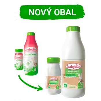 BABYBIO Croissance 3 tekuté dojčenské bio mlieko 1 l