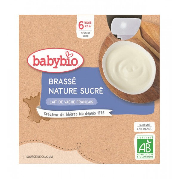 BABYBIO Mliečny dezert 4x 85 g