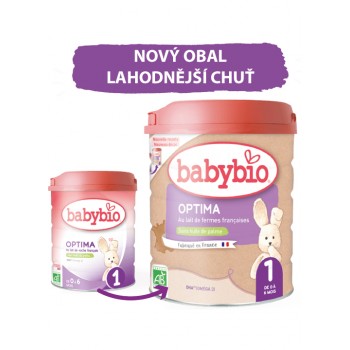 BABYBIO OPTIMA 1 dojčenské bio mlieko 800 g