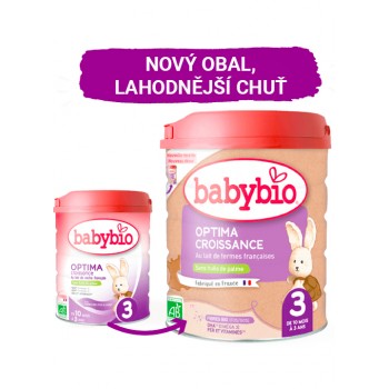 BABYBIO OPTIMA 3 Croissance dojčenské bio mlieko 800 g