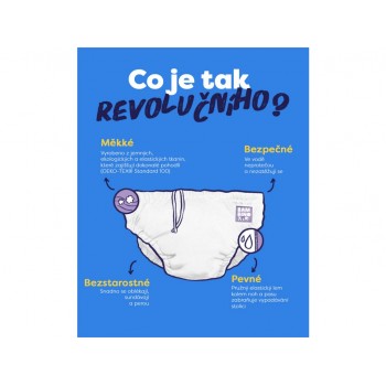 BAMBINO MIO Plavky kojenecké, OEKO-TEX® Standard 100, Squeak, 7-9 kg -6-12 m