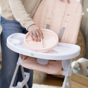 INGENUITY Stolička jedálenská skladacia Sun Valley™ Pink 6m+ do 15 kg