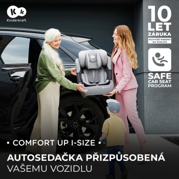 KINDERKRAFT Autosedačka Comfort up i-size Happy shapes (76-150 cm)