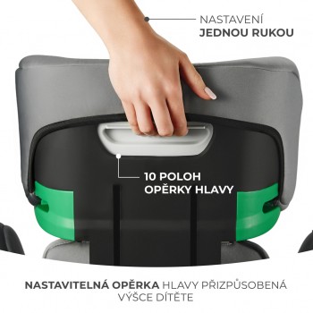 KINDERKRAFT Autosedačka i-Spark i-Size 100-150 cm Green