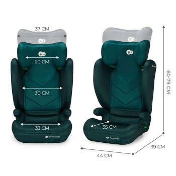 KINDERKRAFT Autosedačka i-Spark i-Size 100-150 cm Green