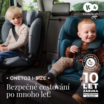 KINDERKRAFT Autosedačka Oneto3 i-Size 76-150cm + Isofix Harbor blue