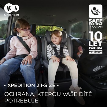 KINDERKRAFT Autosedačka Xpedition 2 i-Size 40-150cm Black