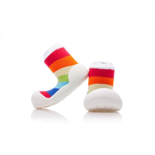 ATTIPAS Topánočky RainBow AR03 White XL veľ.22,5, 126-135 mm