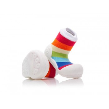 ATTIPAS Topánočky RainBow AR03 White XL veľ.22,5, 126-135 mm