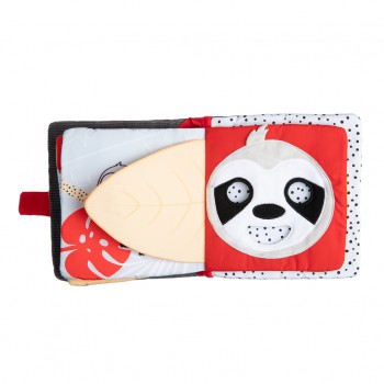 CANPOL BABIES Knižka senzorická zmyslová Panda BabiesBoo