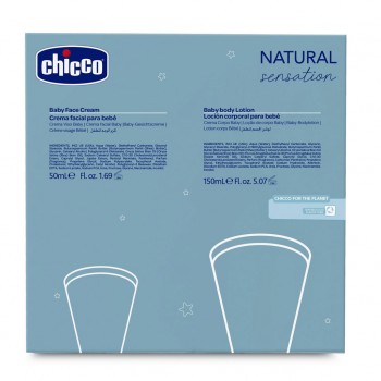 CHICCO Set darčekový kozmetický Natural Sensation - Sweet Time 0m+