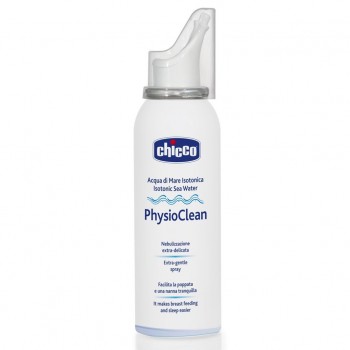 CHICCO Sprej do nosa izotonický s morskou vodou PhysioClean na hygienu nosa 100ml, 6m+