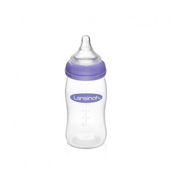 LANSINOH Fľaša dojčenská s NaturalWaveTM cumľom (S) 160 ml