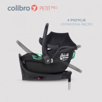 Autosedačka/vajíčko Colibro Petit Pro Onyx + základňa ISOFIX