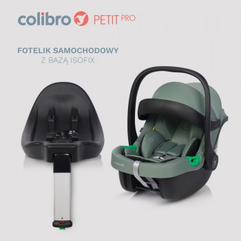 Autosedačka/vajíčko Colibro Petit Pro Pine + základňa ISOFIX