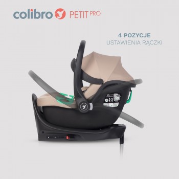 Autosedačka/vajíčko Colibro Petit Pro Camel + základňa ISOFIX