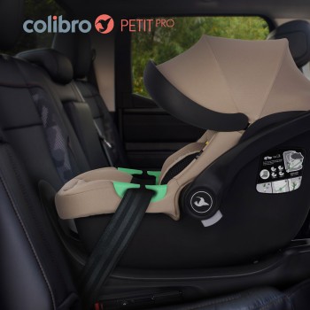 Autosedačka/vajíčko Colibro Petit Pro Camel + základňa ISOFIX