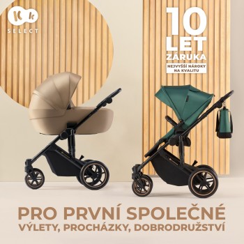 KINDERKRAFT Kočík kombinovaný 3v1 Prime 2 Beige