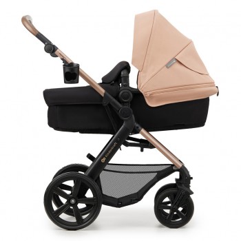 KINDERKRAFT Kočík kombinovaný Moov 2 3v1 Sand Beige - penové kolesá