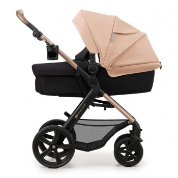 KINDERKRAFT Kočík kombinovaný Moov 2 3v1 Sand Beige - penové kolesá