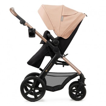 KINDERKRAFT Kočík kombinovaný Moov 2 3v1 Sand Beige - penové kolesá