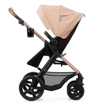 KINDERKRAFT Kočík kombinovaný Moov 2 3v1 Sand Beige - penové kolesá