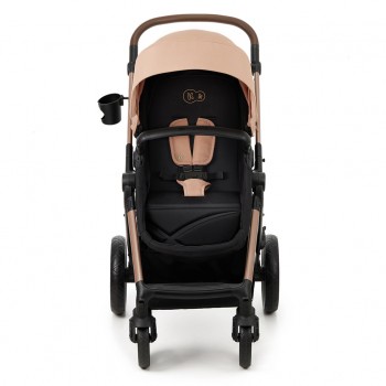 KINDERKRAFT Kočík kombinovaný Moov 2 3v1 Sand Beige - penové kolesá