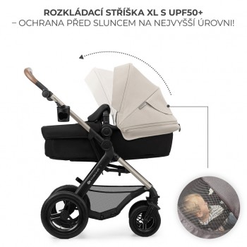 KINDERKRAFT Kočík kombinovaný Moov 2 Air 3v1 Moonlight Grey