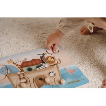 LITTLE DUTCH Puzzle skladacie so zvukom Noemova archa