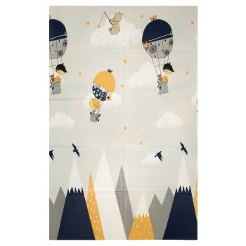 Obojstranná podložka hrubá lesné zvieratká 180x120