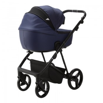 ADAMEX Kočík kombinovaný Blanc Standard Blue + KIDDY Evoluna i-size 2 + základňa