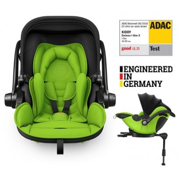 ADAMEX Kočík kombinovaný Mobi New Lux Black + KIDDY Evoluna i-size 2 + základňa