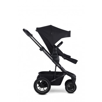 EASYWALKER Kočík kombinovaný Harvey⁵ 2v1 Midnight Black LITE AIR +KIDDY Evoluna i-size 2,základňa