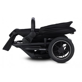 EASYWALKER Kočík kombinovaný Harvey⁵ 2v1 Midnight Black LITE AIR +KIDDY Evoluna i-size 2,základňa