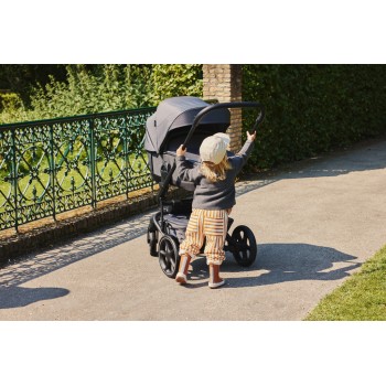 EASYWALKER Kočík kombinovaný Harvey⁵ 2v1 Pebble Grey LITE AIR + KIDDY Evoluna i-size 2 + základňa