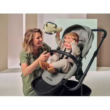 EASYWALKER Kočík kombinovaný Harvey⁵ 2v1 Pebble Grey LITE RWS + KIDDY Evoluna i-size 2 + základňa