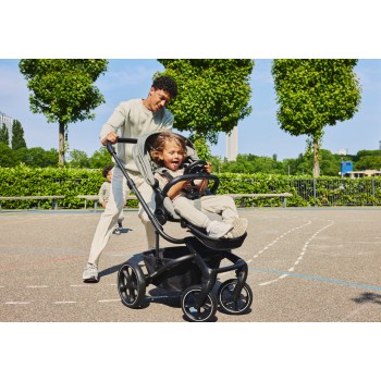 EASYWALKER Kočík kombinovaný Harvey⁵ 2v1 Pebble Grey LITE RWS + KIDDY Evoluna i-size 2 + základňa