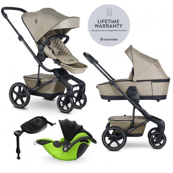 EASYWALKER Kočík kombinovaný Harvey⁵ Premium 2v1 Pearl Taupe LITE RWS + KIDDY Evoluna i-size 2