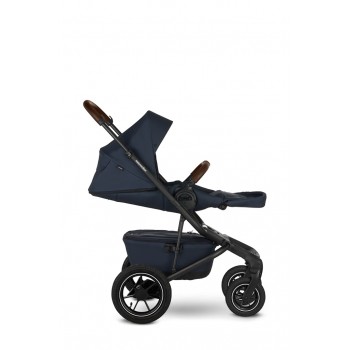 EASYWALKER Kočík kombinovaný Jimmey 2v1 Indigo Blue LITE AIR + KIDDY Evoluna i-size 2 + základňa