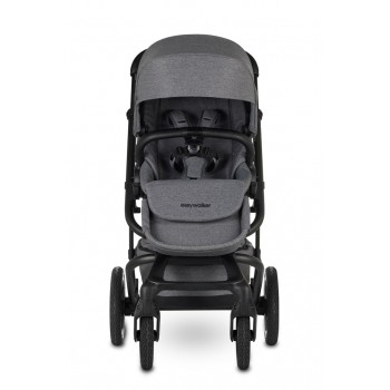 EASYWALKER Kočík kombinovaný Jimmey 2v1 Iris Grey LITE AIR + KIDDY Evoluna i-size 2 + základňa