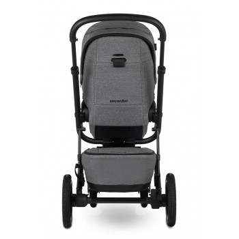 EASYWALKER Kočík kombinovaný Jimmey 2v1 Iris Grey LITE AIR + KIDDY Evoluna i-size 2 + základňa