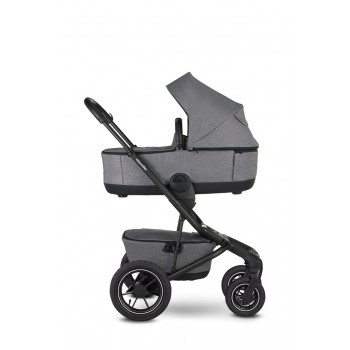 EASYWALKER Kočík kombinovaný Jimmey 2v1 Iris Grey LITE AIR + KIDDY Evoluna i-size 2 + základňa