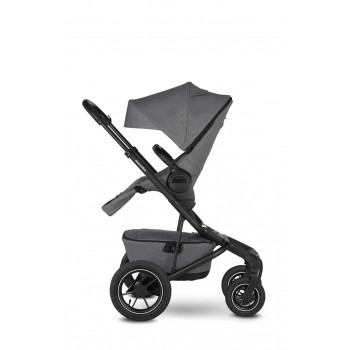 EASYWALKER Kočík kombinovaný Jimmey 2v1 Iris Grey LITE AIR + KIDDY Evoluna i-size 2 + základňa