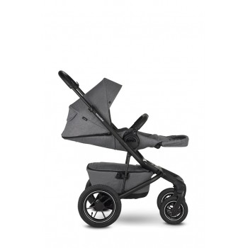 EASYWALKER Kočík kombinovaný Jimmey 2v1 Iris Grey LITE AIR + KIDDY Evoluna i-size 2 + základňa