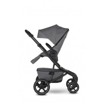 EASYWALKER Kočík kombinovaný Jimmey 2v1 Iris Grey LITE RWS + KIDDY Evoluna i-size 2 + základňa